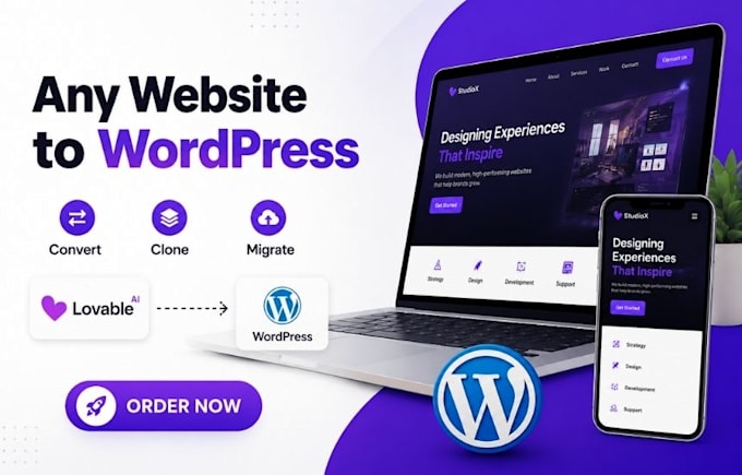 clone convert lovable to wordpress website lovable ai website migration