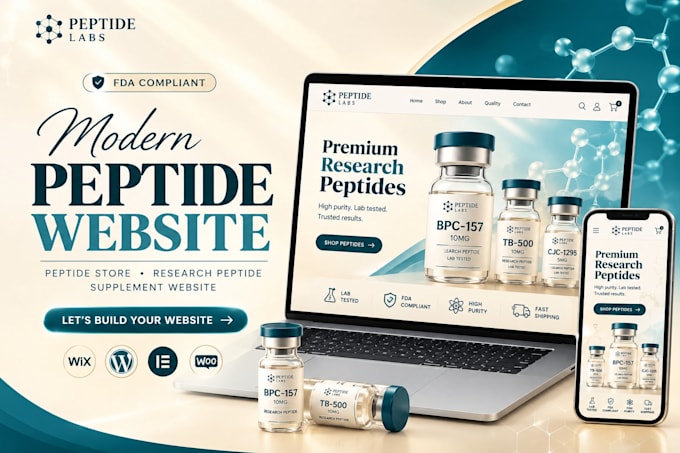 design peptide store reserch peptide supplement peptide website fda compliant