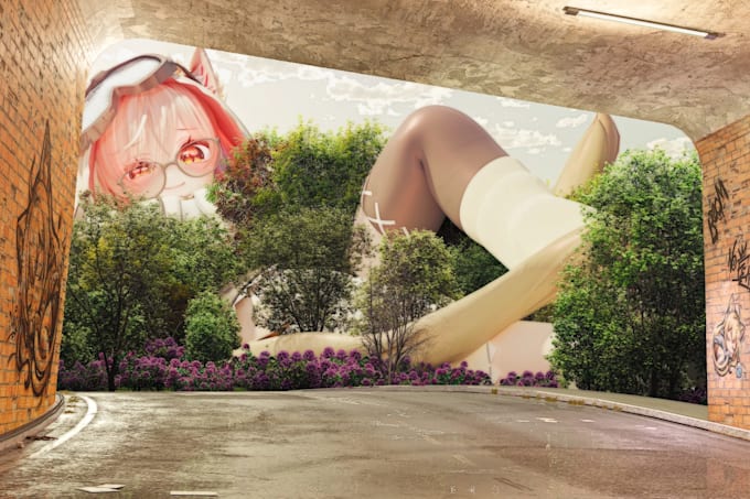 create a custom 3d blender scene render and composite