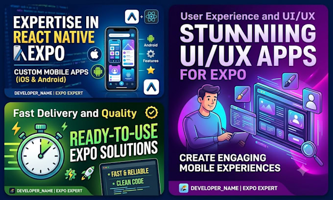 build a stunning react native expo app