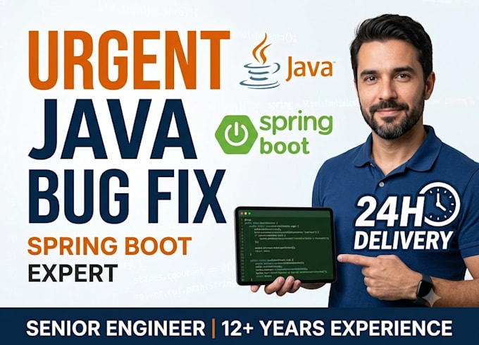fix your java or spring boot bugs urgently