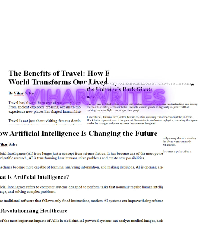 write engaging and informative blog articles