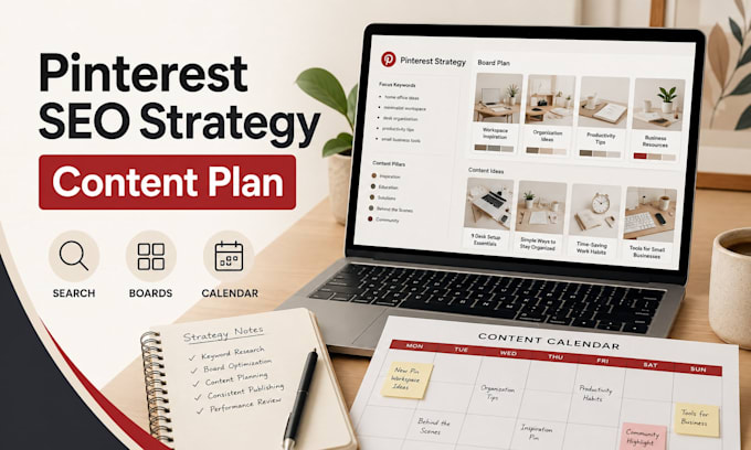 create a pinterest SEO strategy and content plan for your business