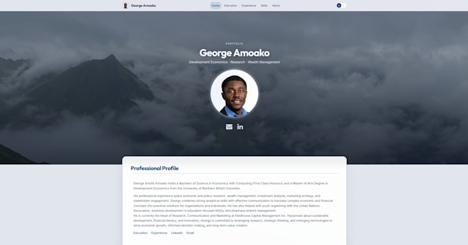 create a professional website using astro and tailwind CSS