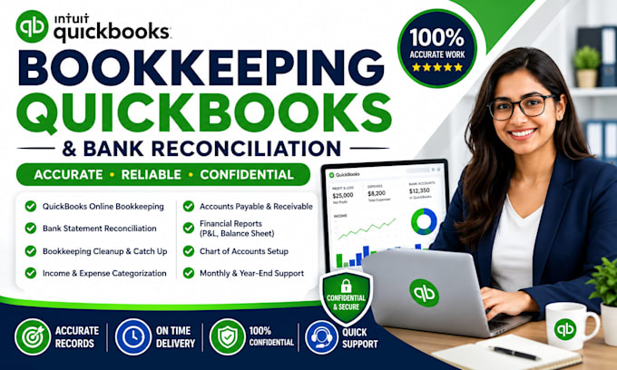 do bank statement reconciliation and bookkeeping, stubs for you