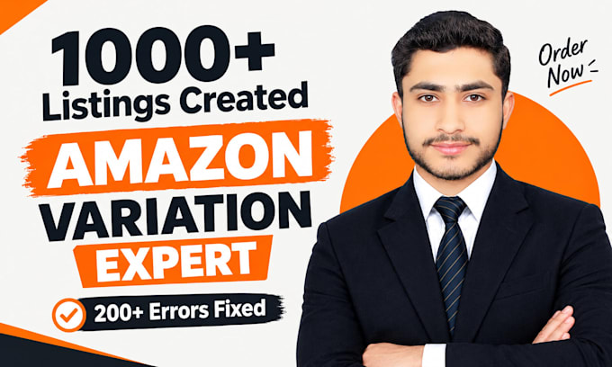 fix or create amazon fba product listing and variations