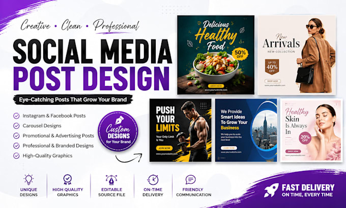 design social media posts and carousels