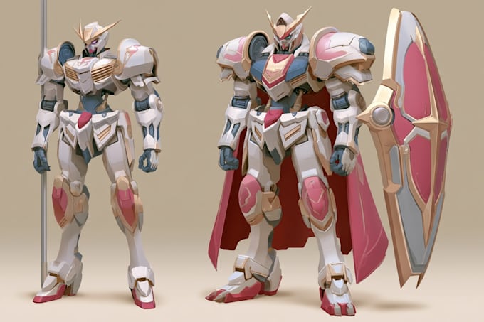 make a mecha robot gundam