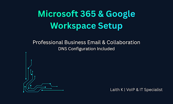 set up microsoft 365 or google workspace for your business