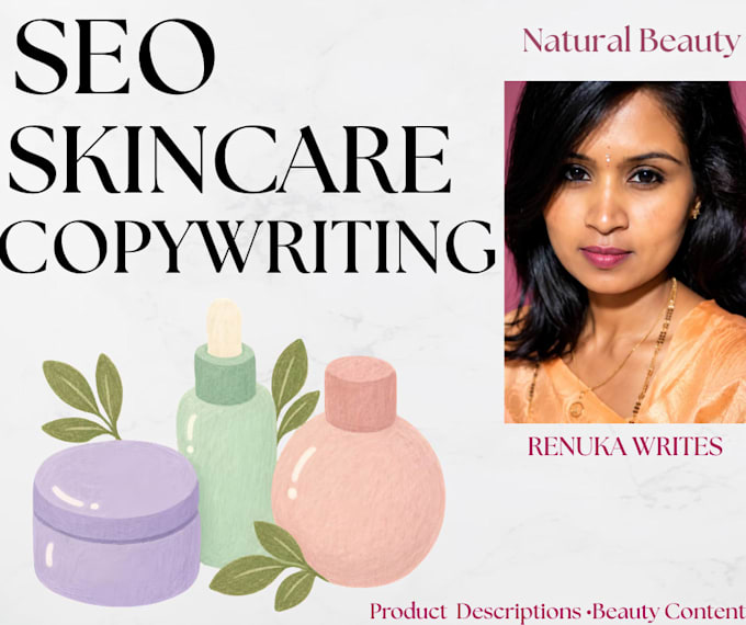 write SEO skincare product descriptions for your brand