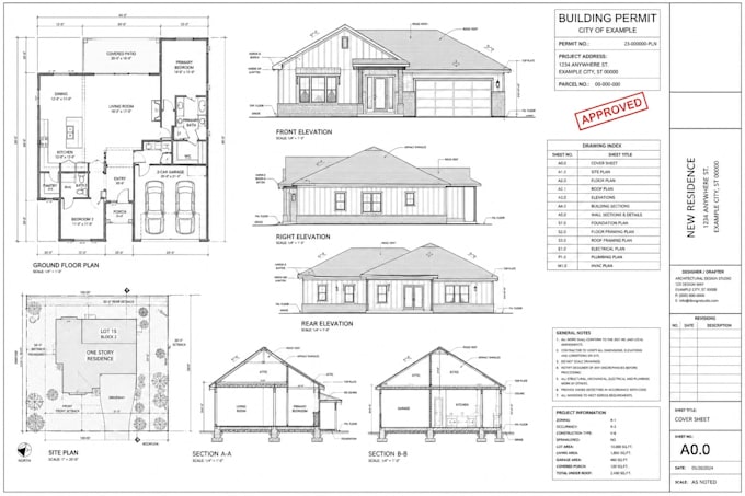 design construction plans, site plans, house plan, adu, deck city permit drawing