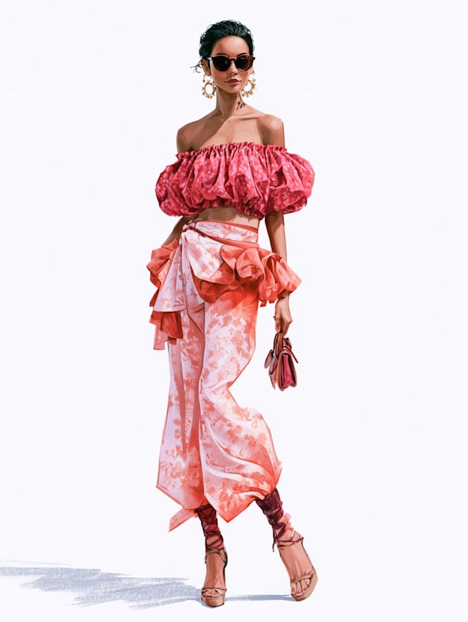 draw a fashion illustration