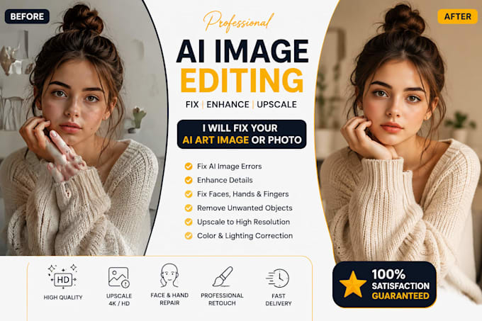 edit, repair, upscale, and improve your ai generated artwork
