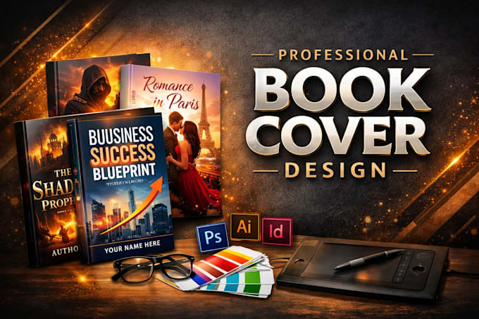 do unique professional book cover design and ebook cover