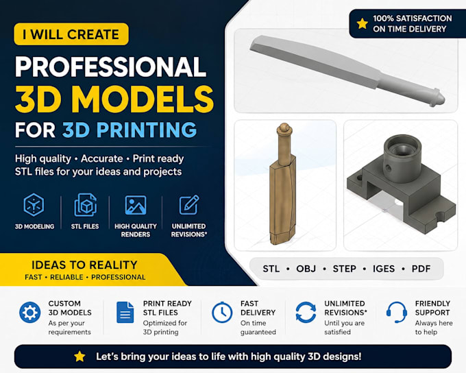 design 3d printable models