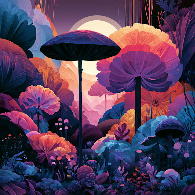 create a fantasy illustration