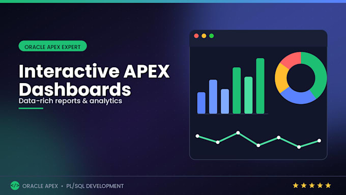 build oracle apex dashboards and interactive reports