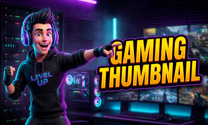 design viral gaming thumbnails for stream highlights