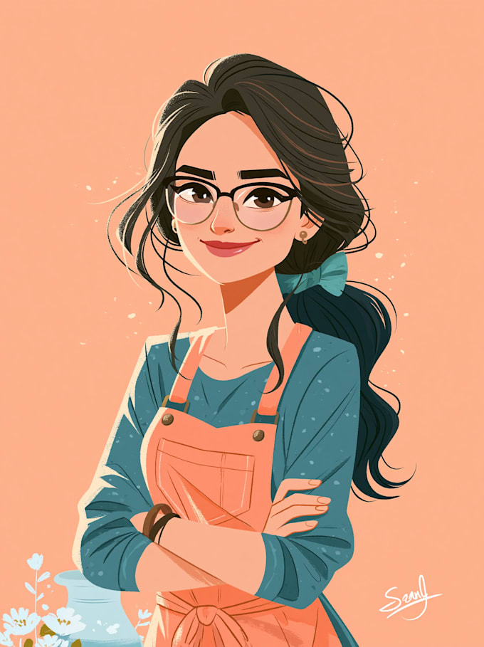 do disney cartoon portrait