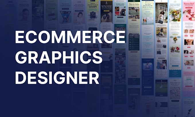 design ecommerce banners, social media posts, ads and email