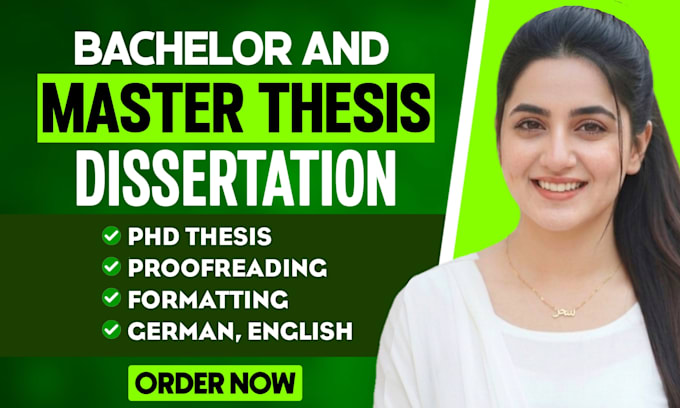 proofread and edit master, bachelor french, german thesis or dissertation