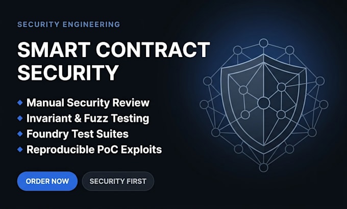 review, test and audit your solidity smart contracts
