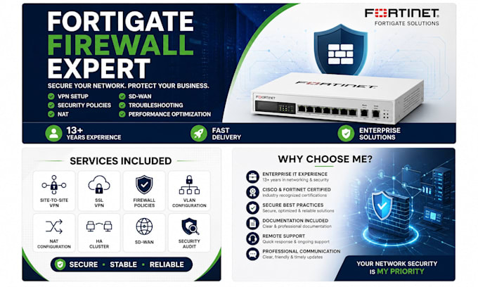 configure fortigate firewall VPN nat and security policies