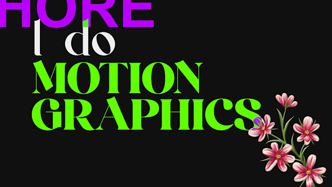 do best motion graphics