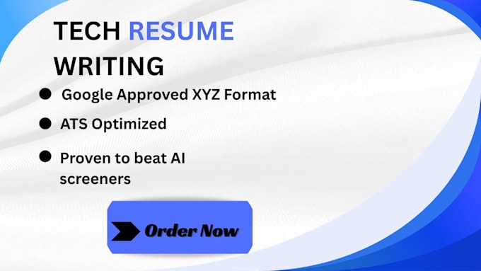 write an ats optimized tech resume for IT and software jobs