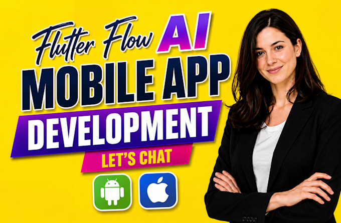 do ios android mobile app development using flutterflow, flutter