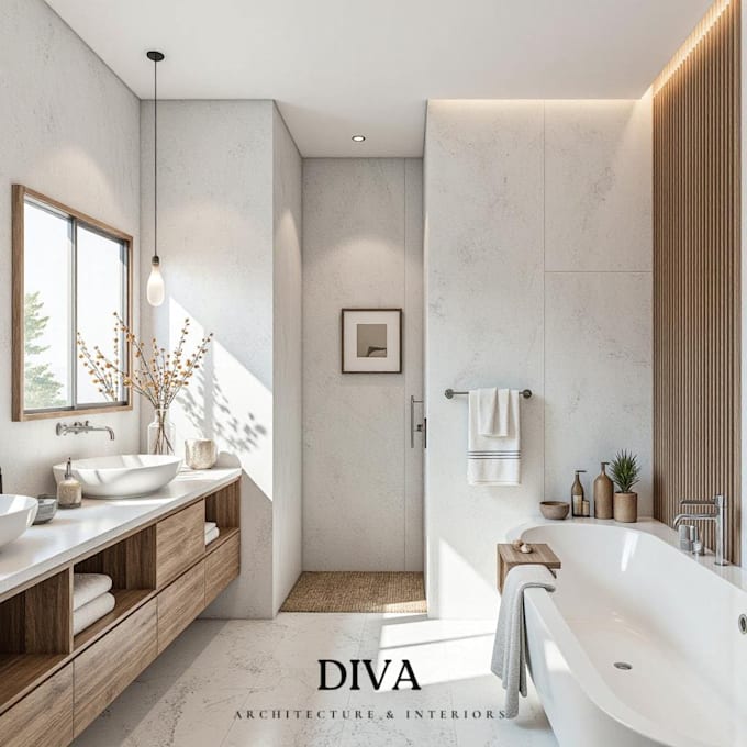 create photorealistic interior design spaces