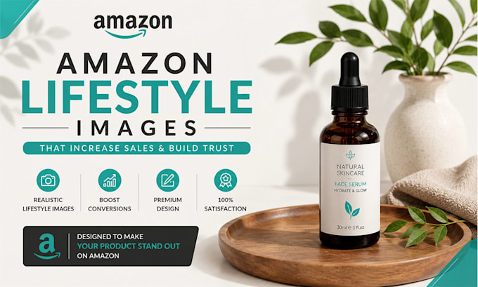 create premium amazon lifestyle images and listing graphics