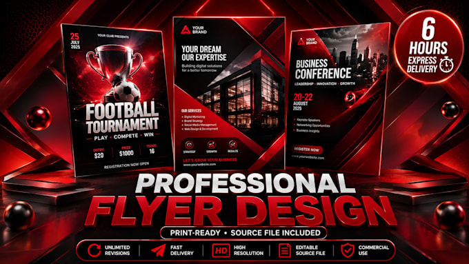 create a modern flyer design
