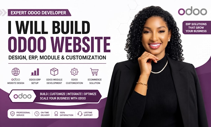 build odoo website design, odoo erp, odoo module, odoo customization