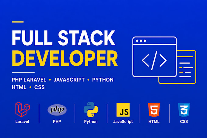 be your software developer for PHP laravel, javascript, python, HTML and CSS