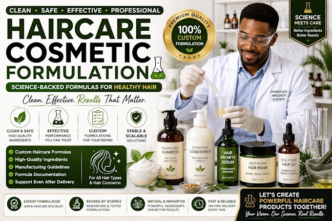 do clean and effective haircare cosmetic formulation