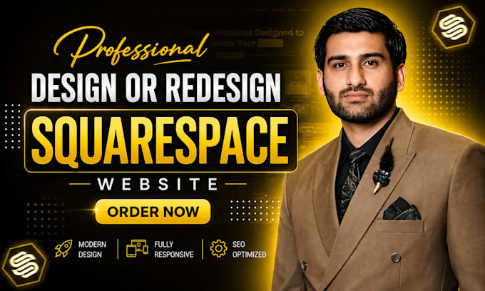 design or redesign your squarespace business website