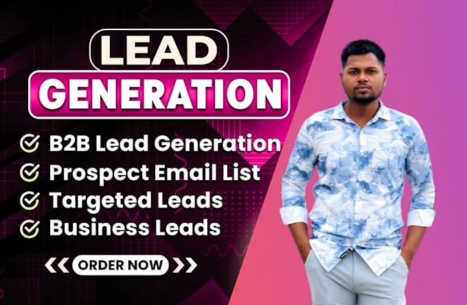 provide b2b lead generation for any industry