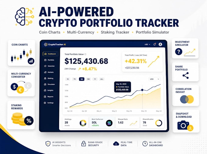 build an ai powered crypto portfolio tracker web app