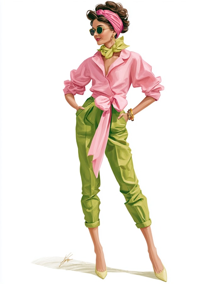 draw a fashion illustration