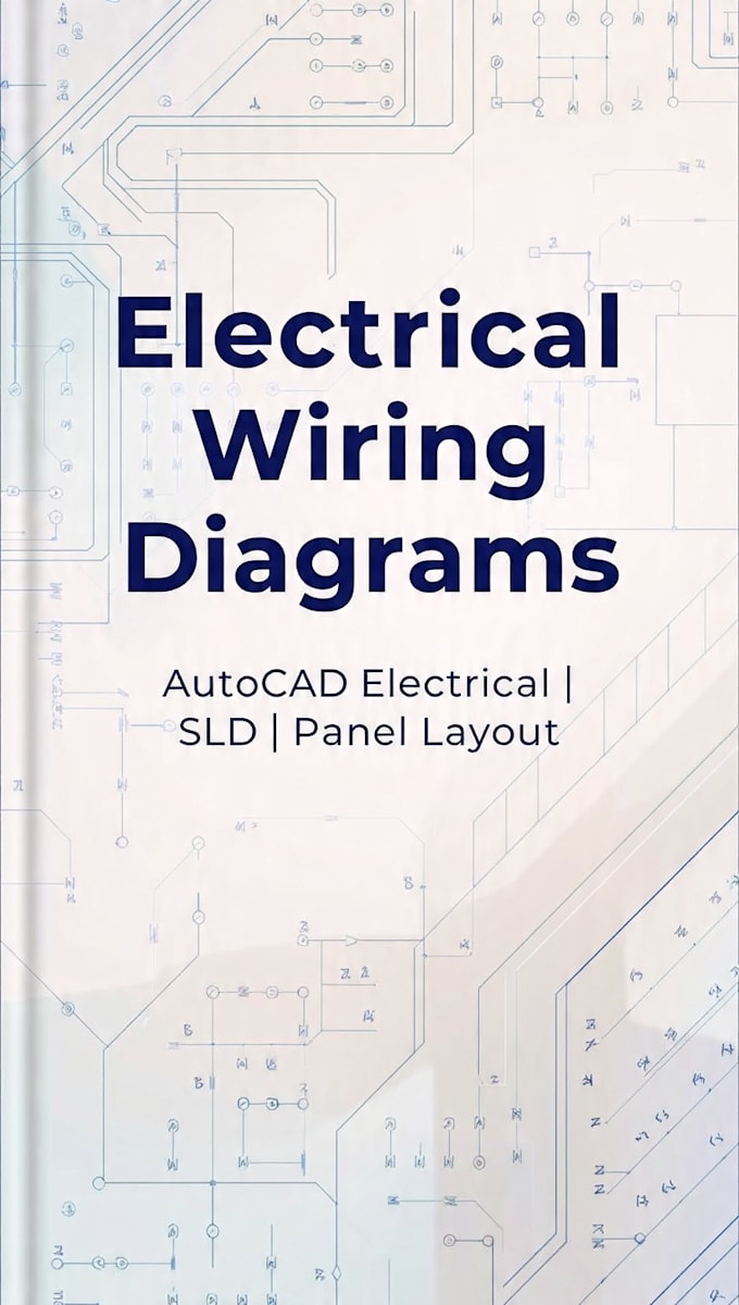 do electrical wiring diagram schematic and sld in autocad electrical