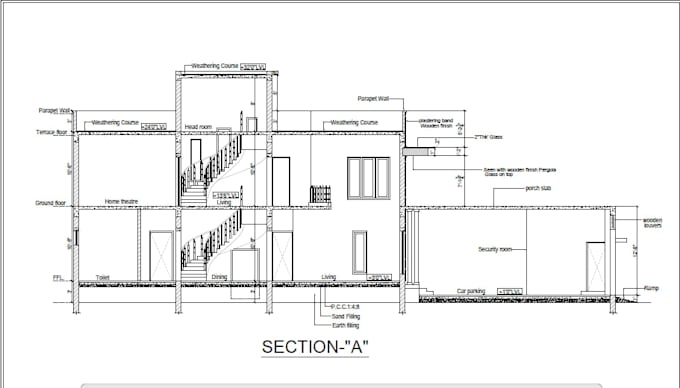 create 2d autocad architectural drawings