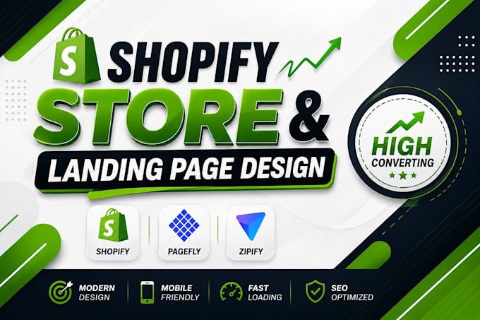 create professional shopify store shopify landing page with pagefly zipify