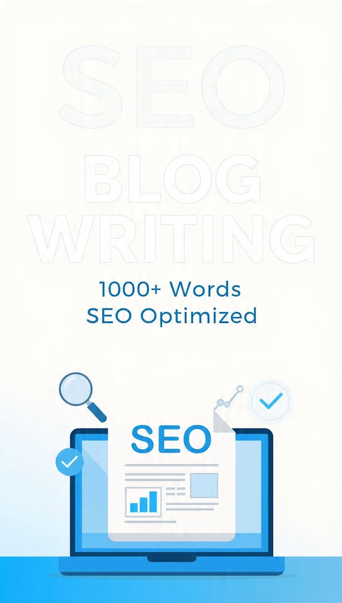 write SEO blog articles, website content and blog posts