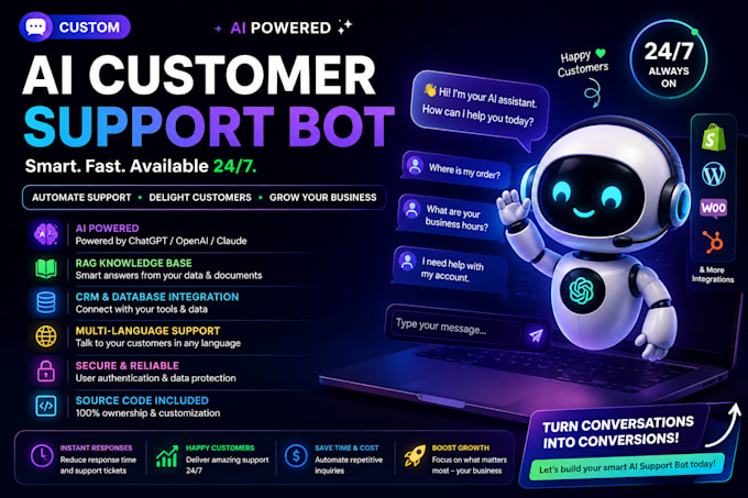 build a custom ai customer support chatbot