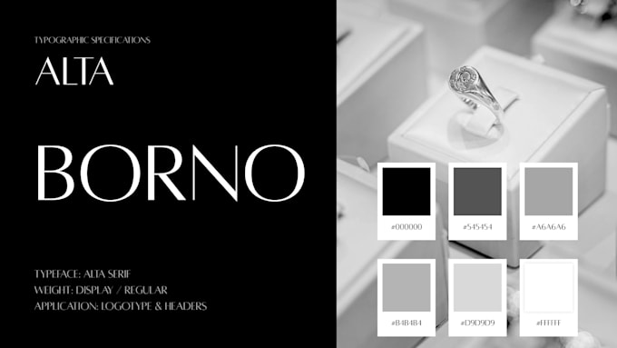 design a luxury minimalist brand