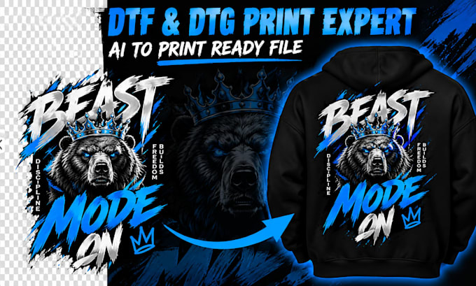 convert your design to halftone for dtg dtf high quality print