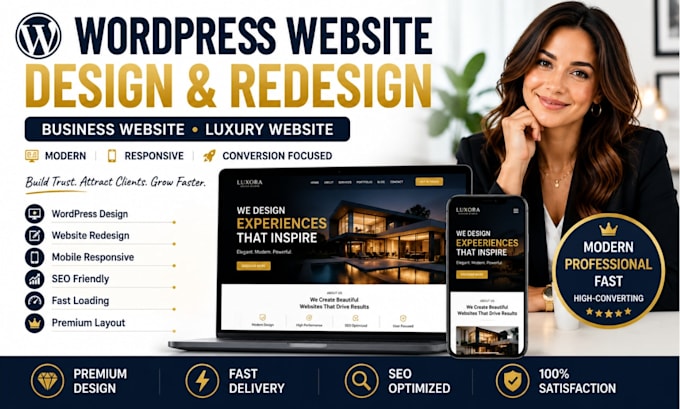 design wordpress website wordpress business website redesign luxury website