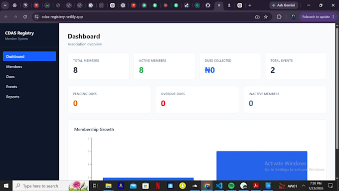 build a responsive website with react and node js