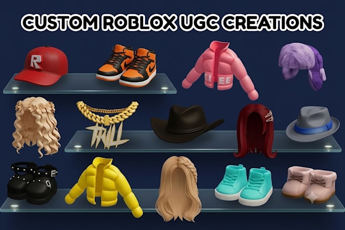 create roblox ugc accessories, wearables, roblox 3d model, roblox avatar